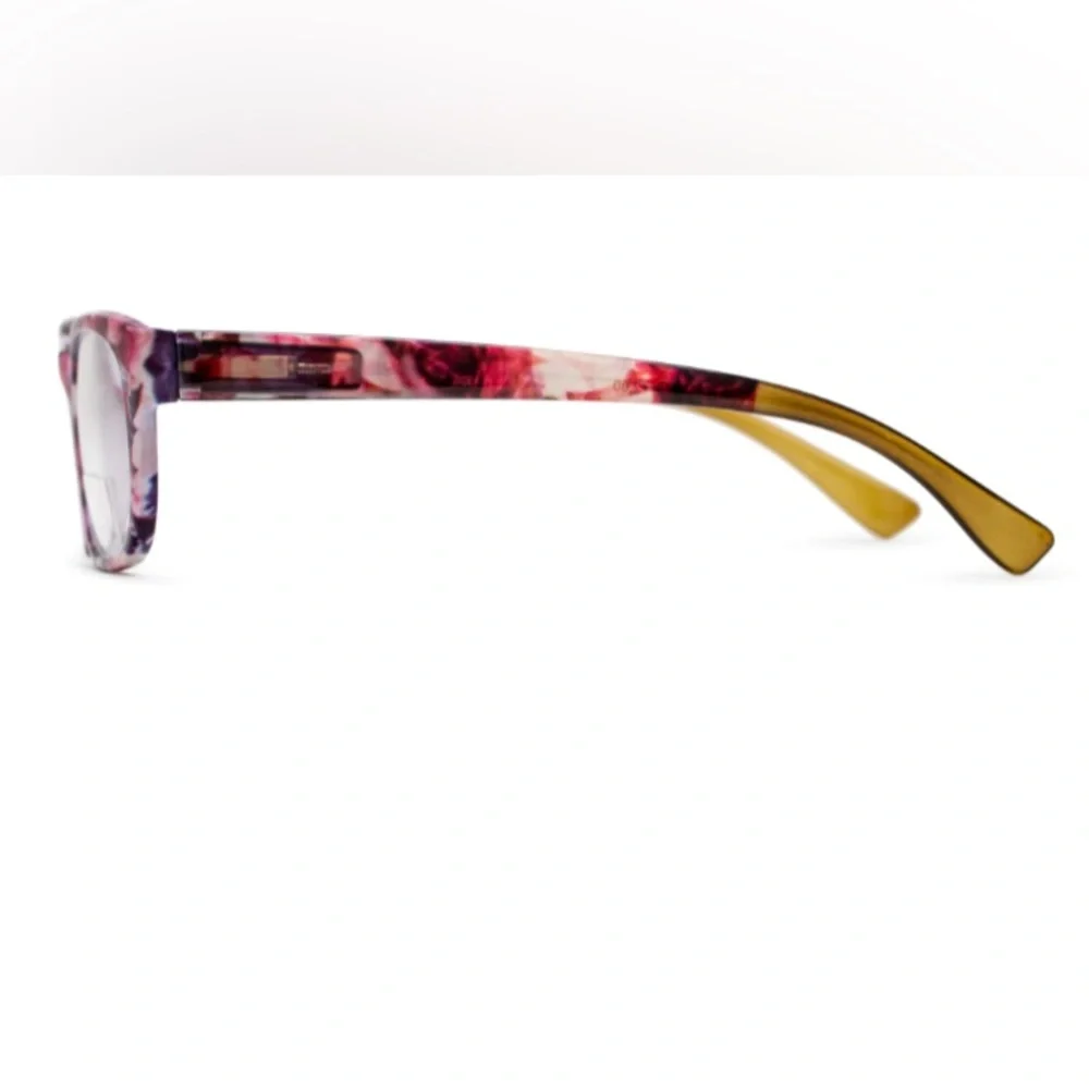 EUC- Chic Pink and Brown Rectangular Glasses. 1.00